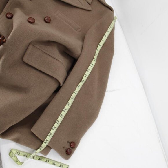 Vintage Alkit greatcoat Mens 44 Crombie Cloth double breasted military overcoat - Picture 10 of 16